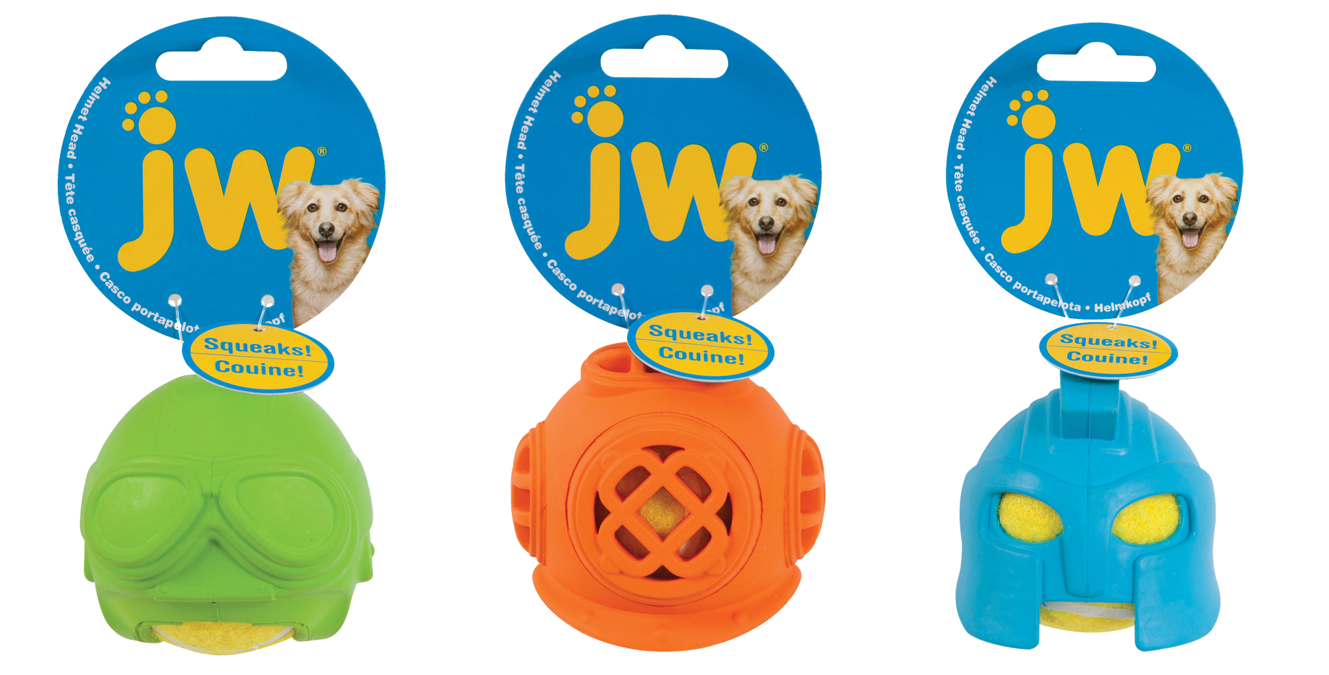 JW Helmet Heads Aviator 7cm