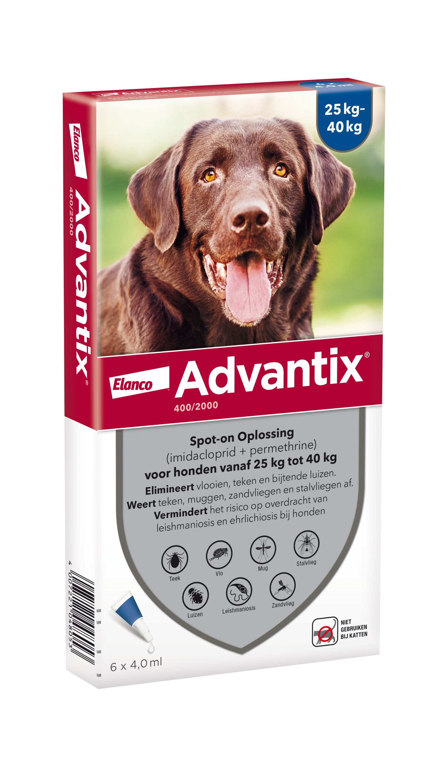 Advantix 400/2000 Hond (25 tot 40kg) 6P