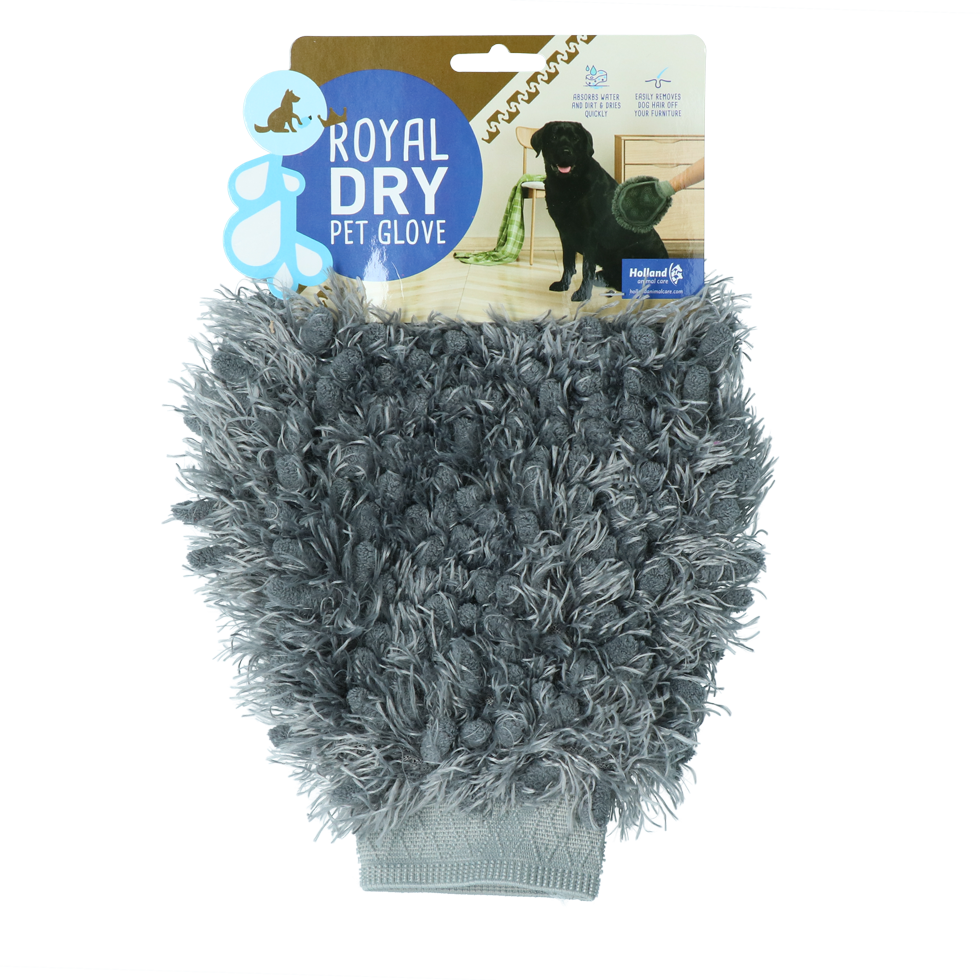 Royal Dry Pet Glove Handschoen & Haarverwijderaar