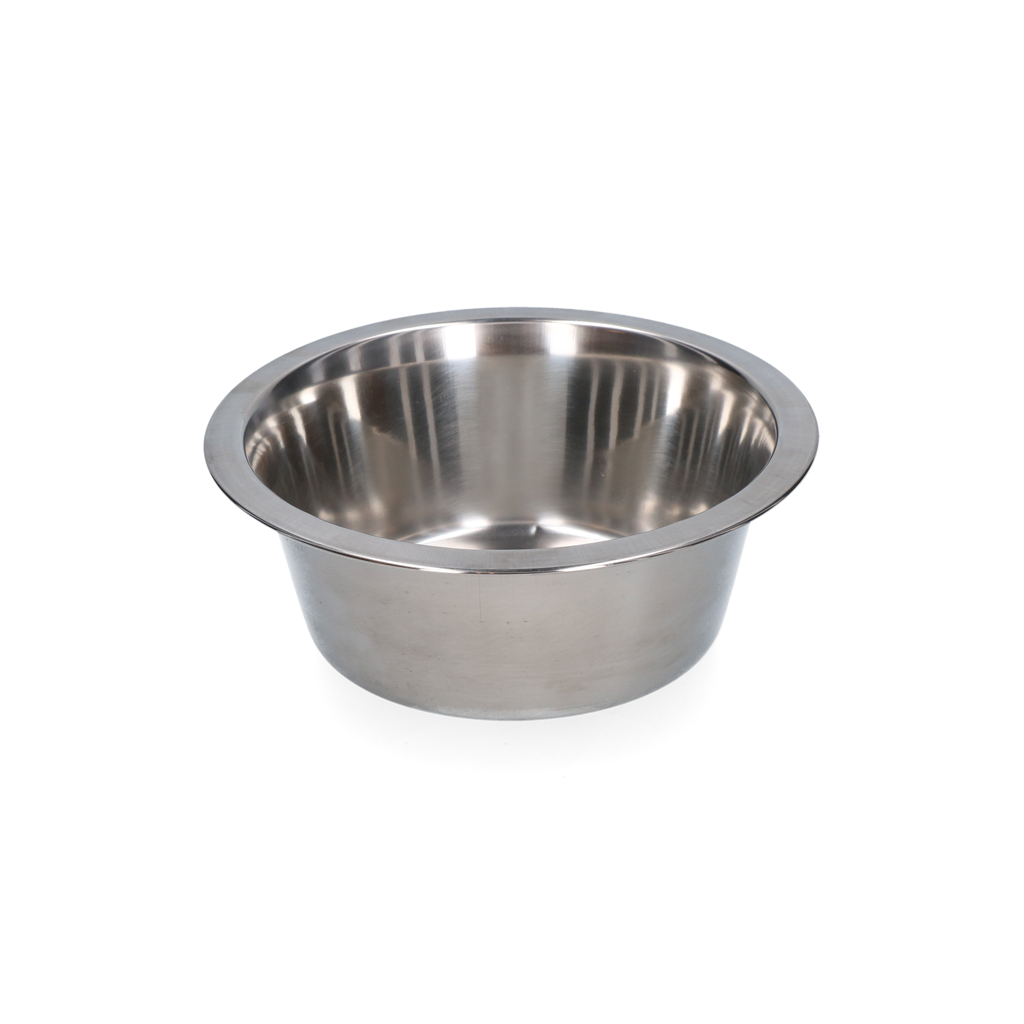 Voer of drinkbak RVS 750ml Ø 16cm