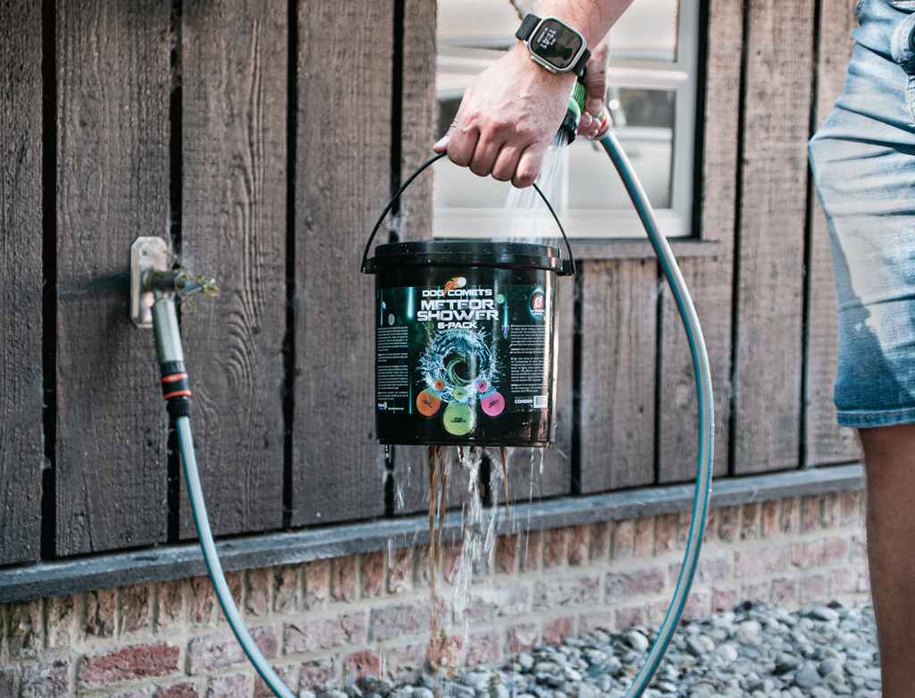 Dog Comets Ball Stardust Oranje S