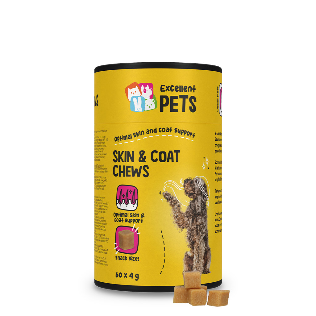 Excellent Pets Skin and Coat Chews 240 gram (60 Treats)