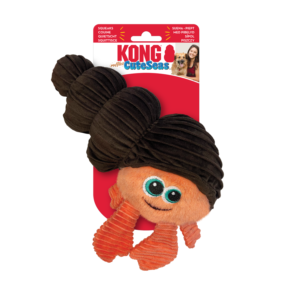 KONG Cuteseas Rufflez Hermit Crab Sm/Md
