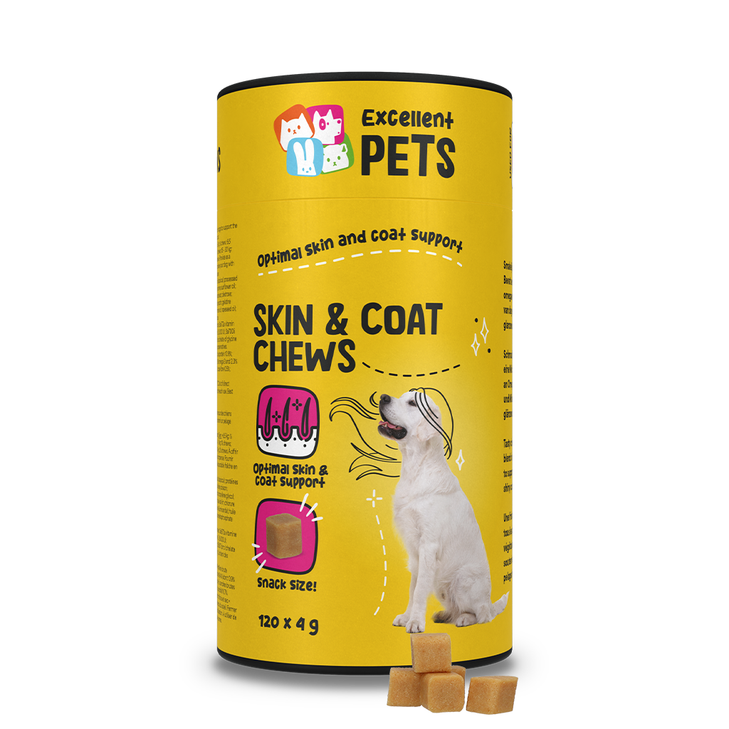 Excellent Pets Skin and Coat Chews 480 gram (120 Treats)