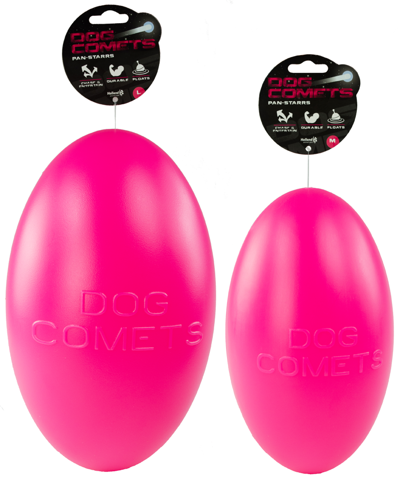 Dog Comets Pan-Stars Roze L 30cm