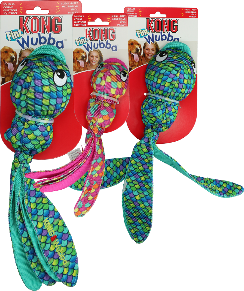 KONG Wubba Finz Pink Sm