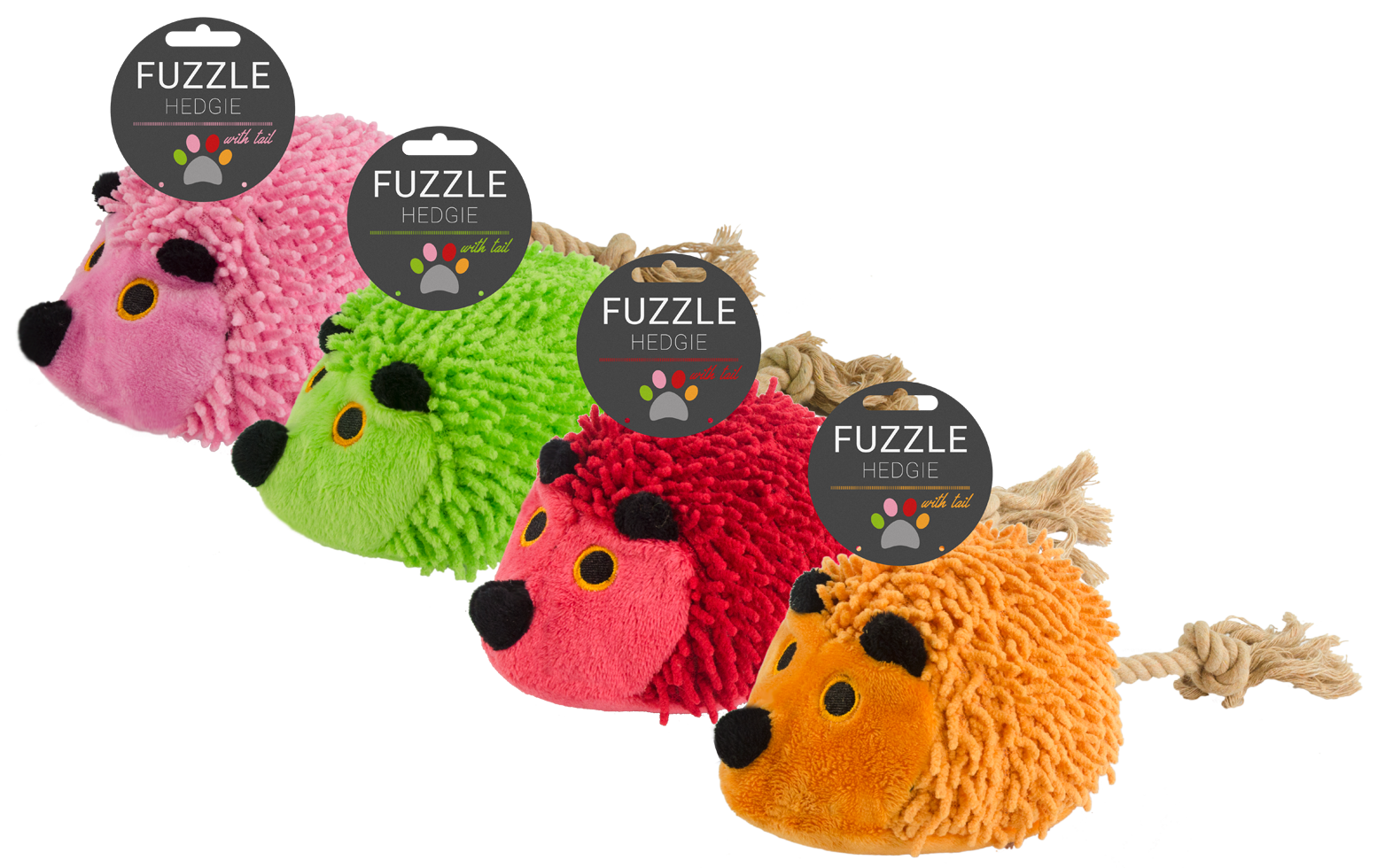 Fuzzle Hedgie With Tail Green