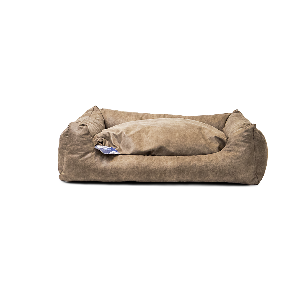 Let's Sleep Sweet Dreams Hondenmand Met Kussen XL Taupe