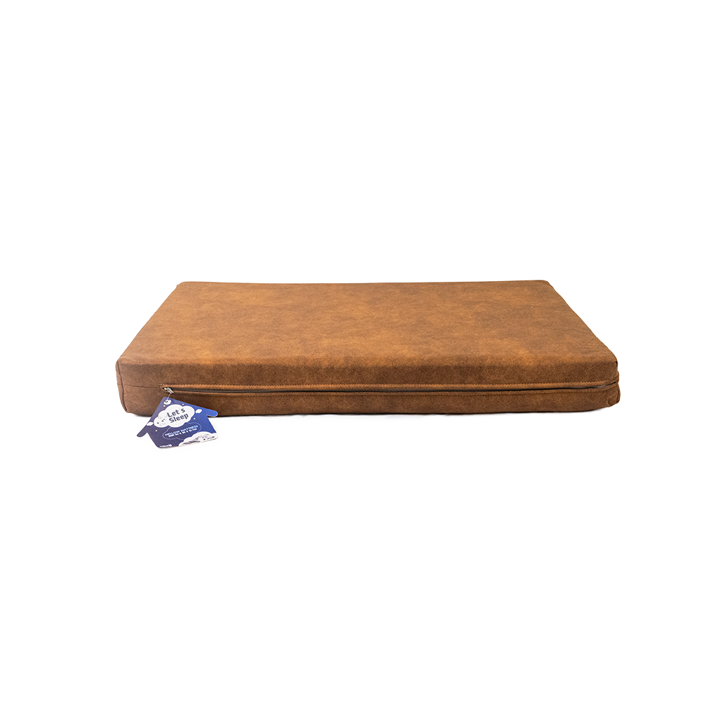 Let's Sleep Mellow Mattress Orthopedisch Kussen L Cognac