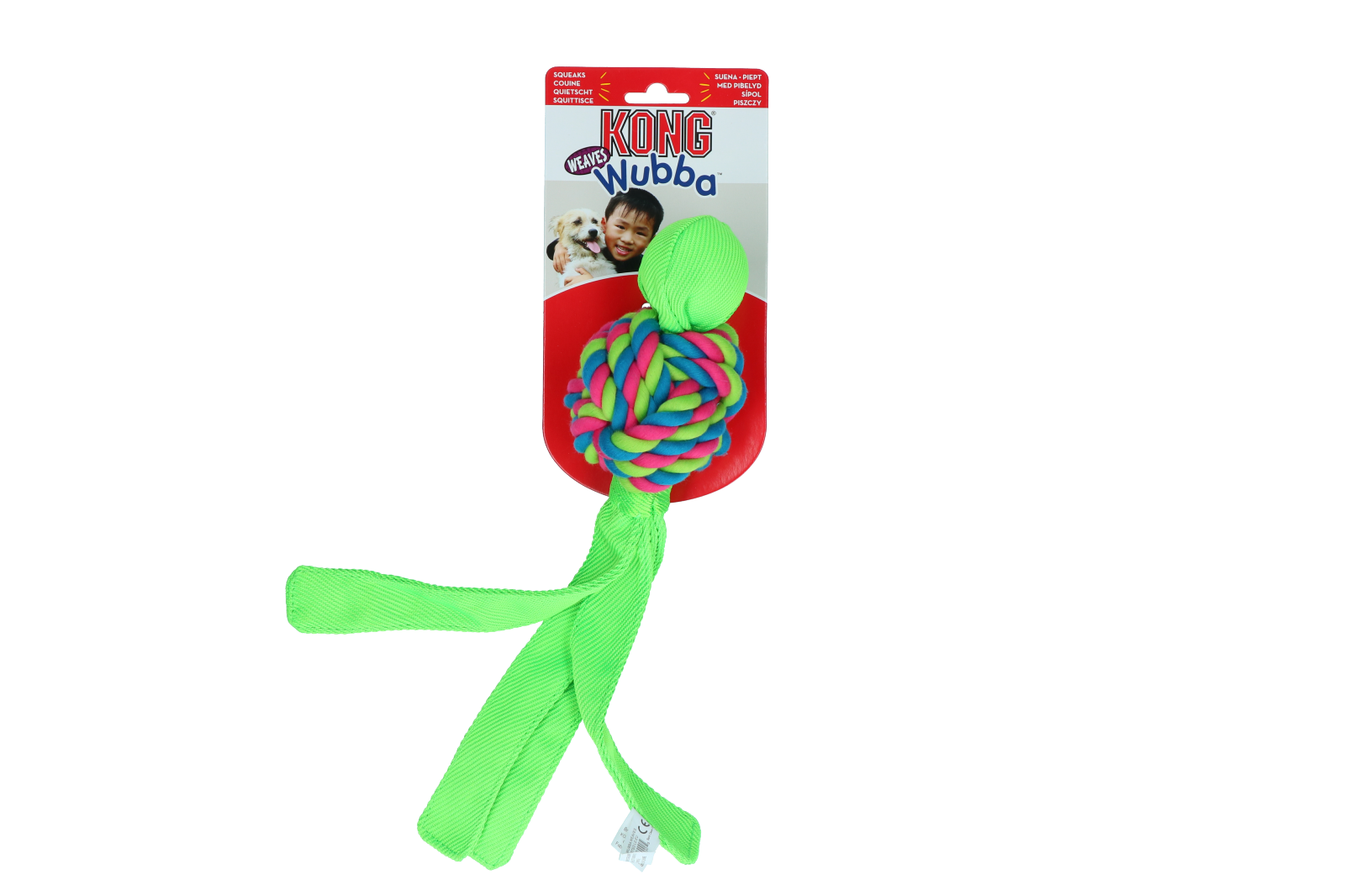 KONG Wubba Weaves Assorted Lg EU