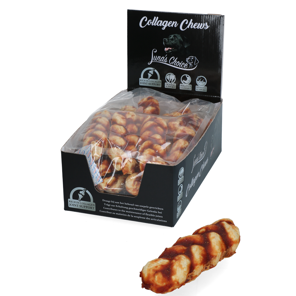 Luna’s Choice Collagen Braid Salmon Medium