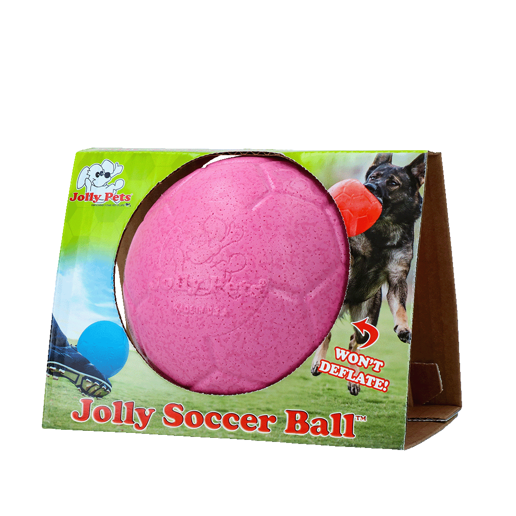 Jolly Soccer Ball 15cm Roze