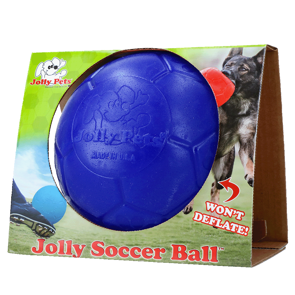 Jolly Soccer Ball 20cm Blauw