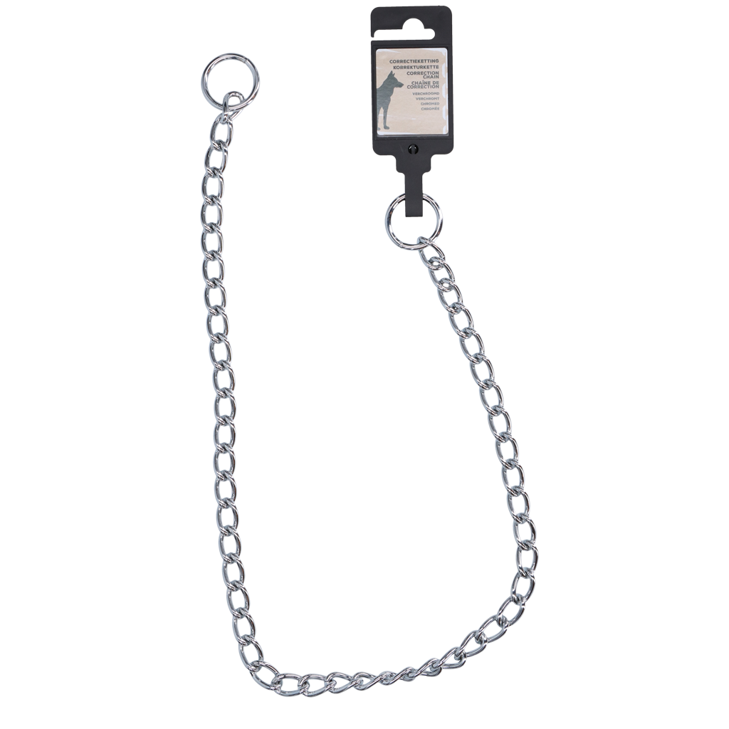 Ketting Correctie  Verchroomd 4mmx75cm