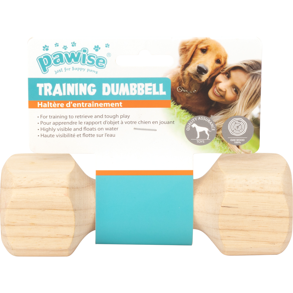 Pawise Wooden retrieving dumbbell s-17
