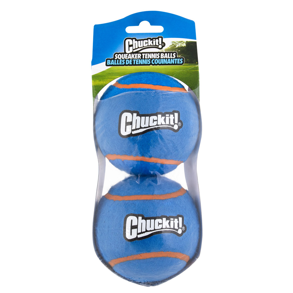 Chuckit Squeaker tennis ball xl 2pk