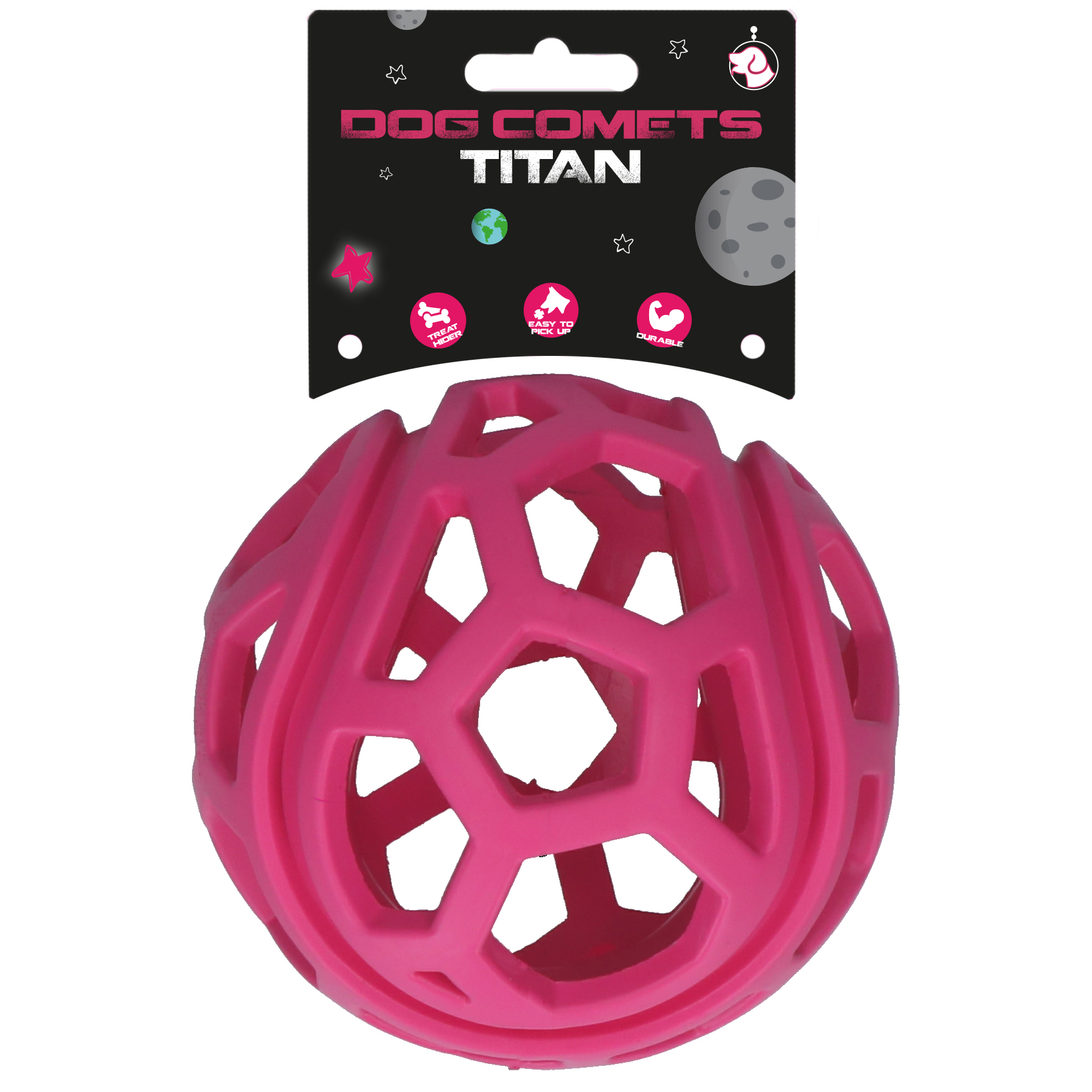 Dog Comets Titan Roze M 11