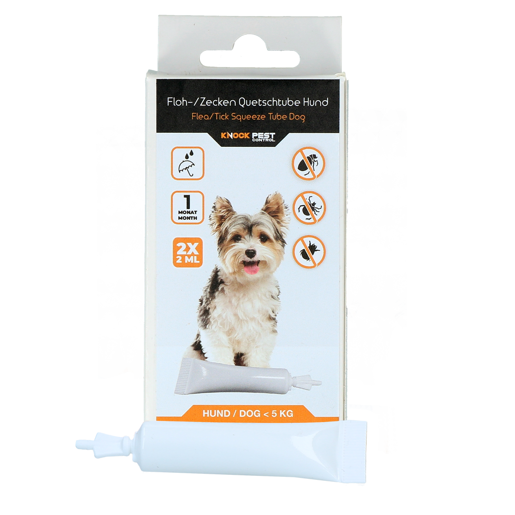 Knock Pest vlooien-tekenpipet Hond <5 kg DE+GB