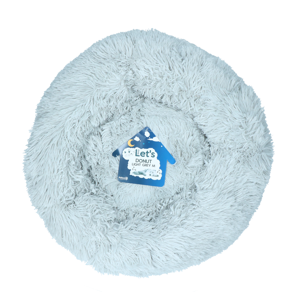 Let's Sleep Donut 50 cm Lichtgrijs