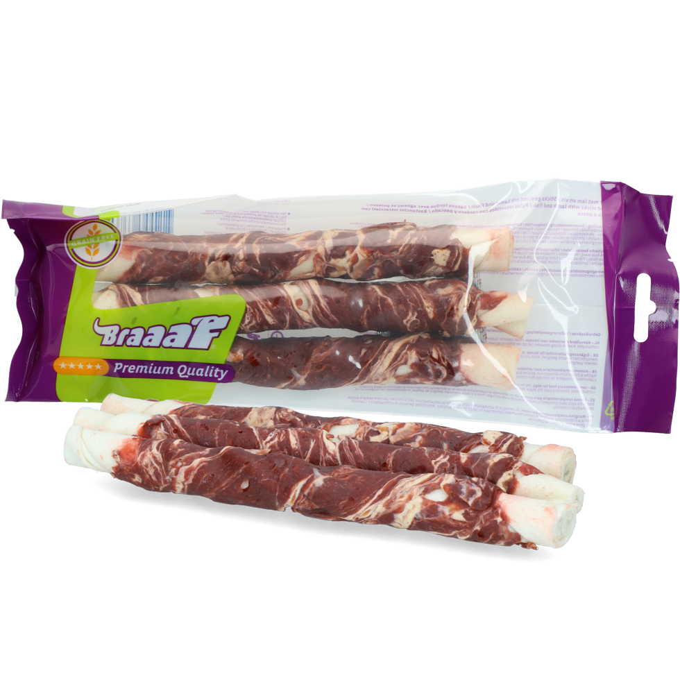 Braaaf Twister 21 cm lamb and fish