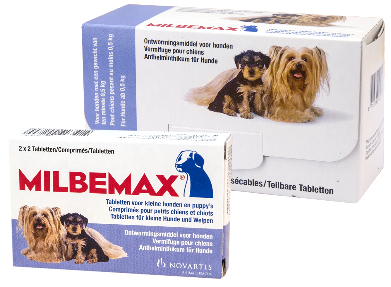 Milbemax Tabletten Puppy/Kleine hond 4 tabl. <5kg