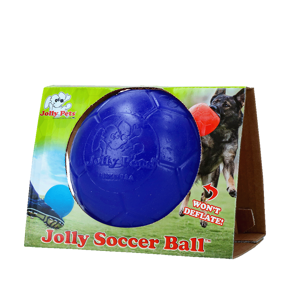 Jolly Soccer Ball 15cm Blauw