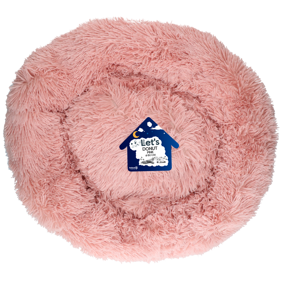 Let's Sleep Donut 100 cm Beige Roze