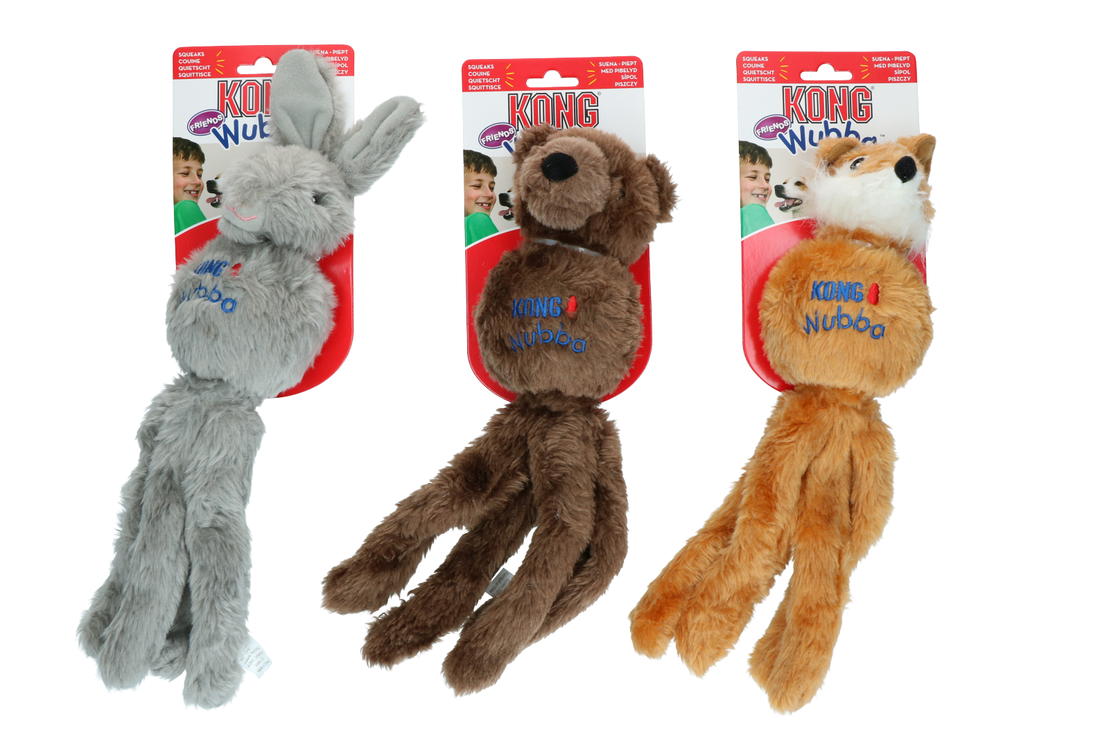 KONG Wubba Friends Assorted Lg EU