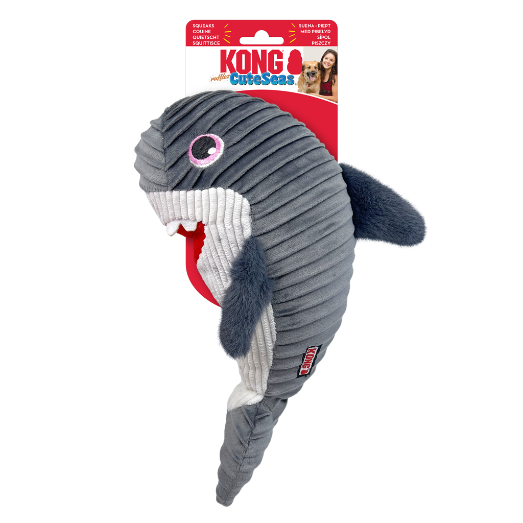 KONG Cuteseas Rufflez Shark Md/Lg