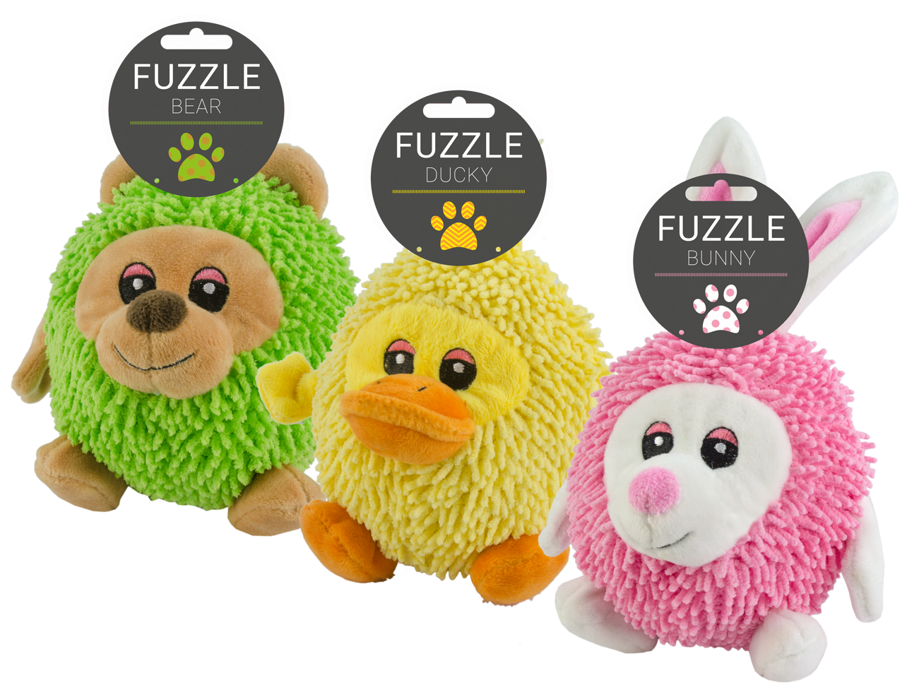 Fuzzle Bear with squeaker