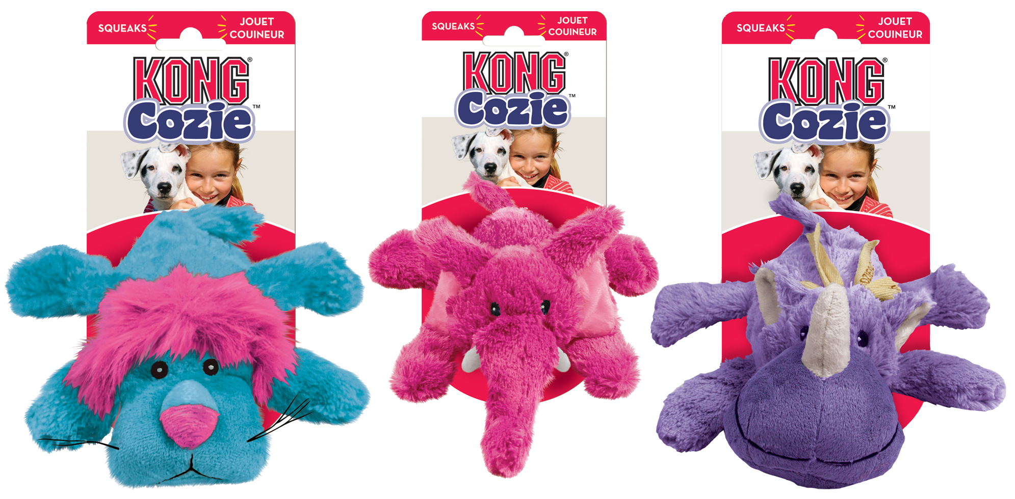 KONG Cozies Brights M 10