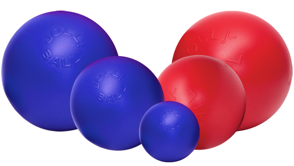 Jolly Ball Push-n-Play 15cm blauw