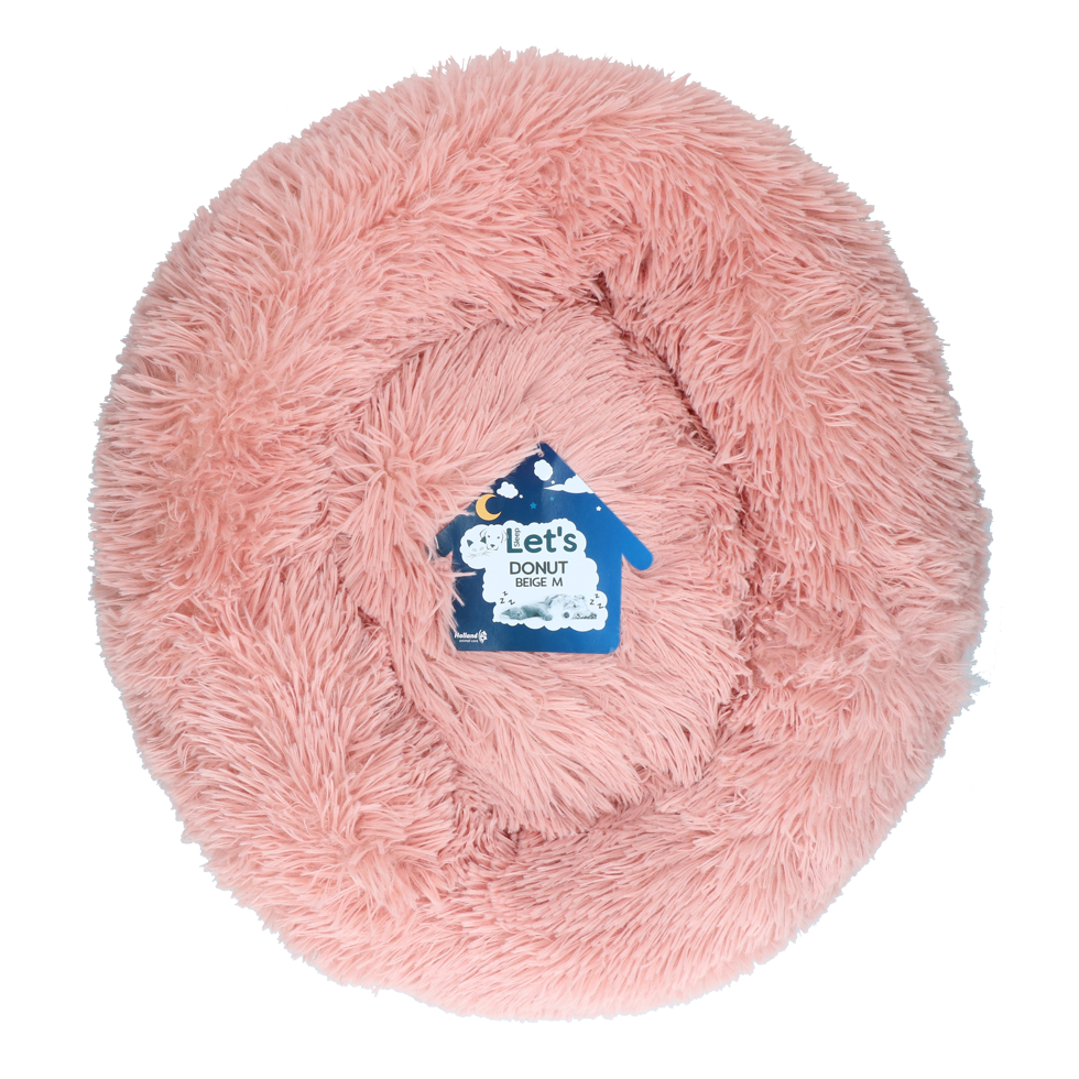Let's Sleep Donut 50 cm Beige Roze
