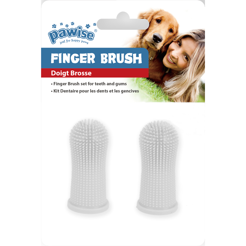 Pawise Dental Silicone Finger Brush