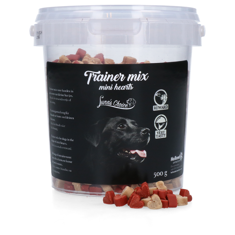 Luna's Choice Trainermix Hartjes Mini zalm