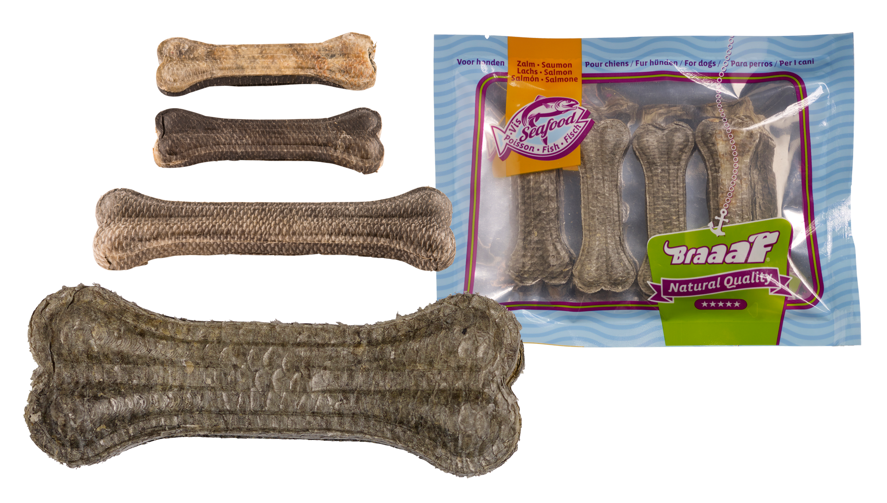 Braaaf Salmon Fish Bones 12 cm (2 pcs)