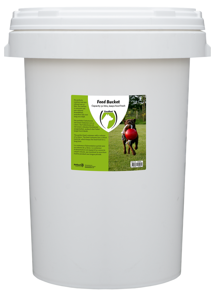 Voerton met draaisluiting 52 liter