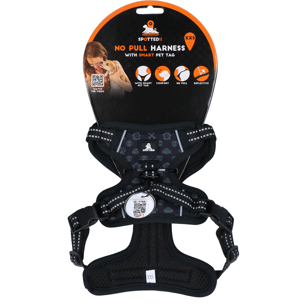 Spotted! PRO Harnas Antraciet XXS