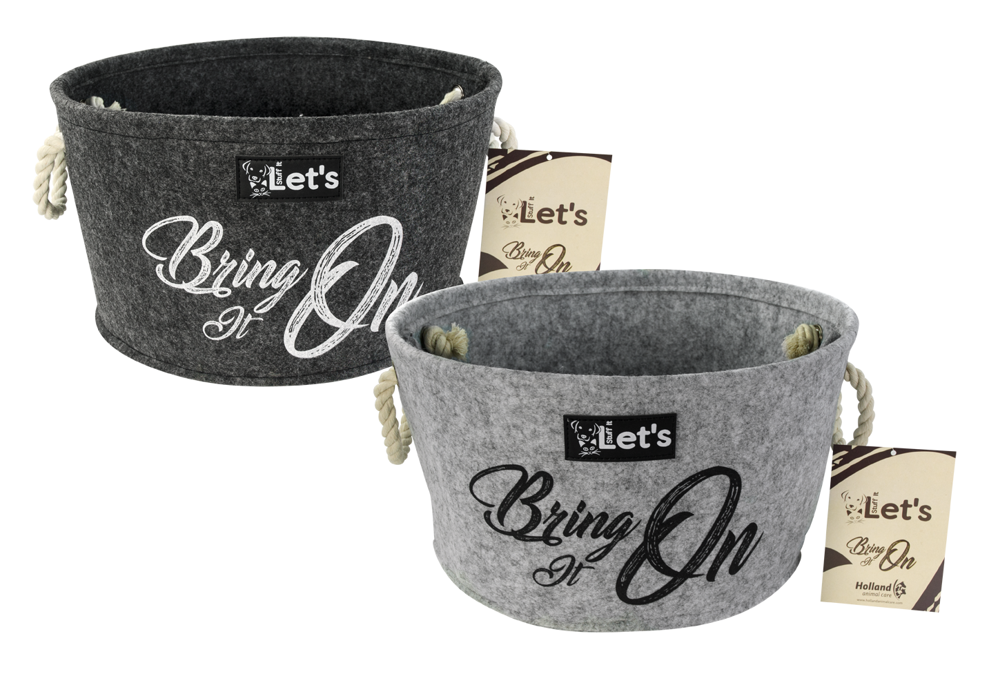 Let's Stuff It Bring it On Grijs